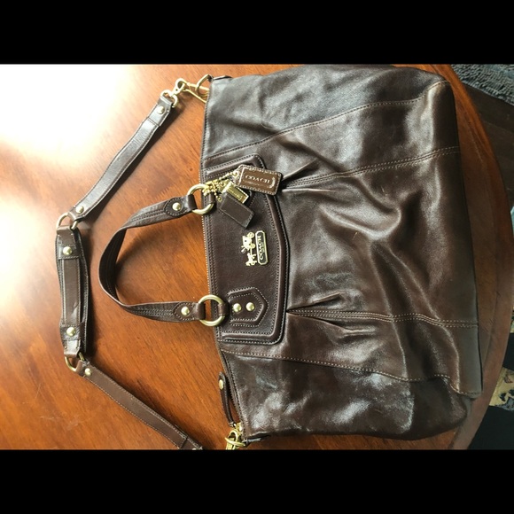 Coach brown leather bag - Picture 8 of 8